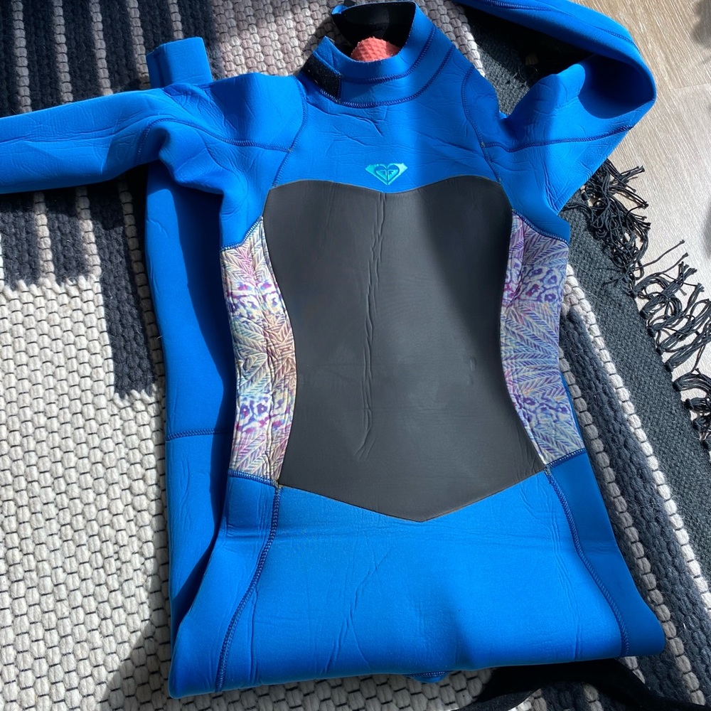 Roxy Quicksilver 4/3 Wetsuit - Blue Motif